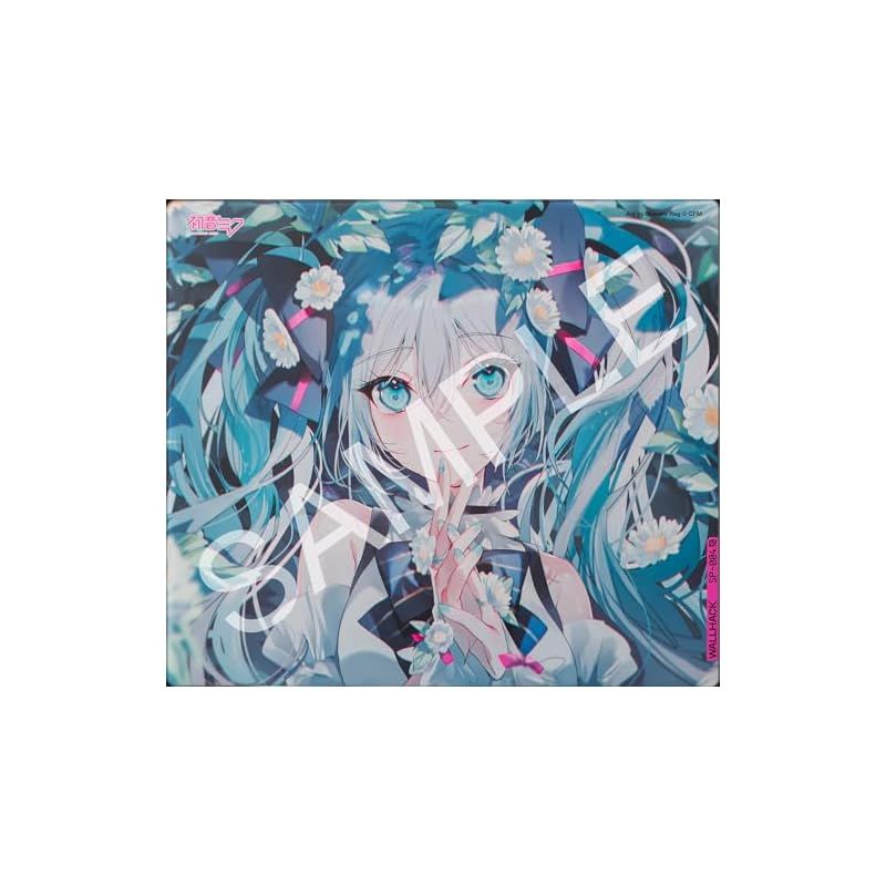 Wallhack/SkyPAD ガラスパッド SP-004 Hatsune Miku ゲーミングマウスパッド | プロフェッショナルマウスマット | 精度と速度を向上させた特殊表面