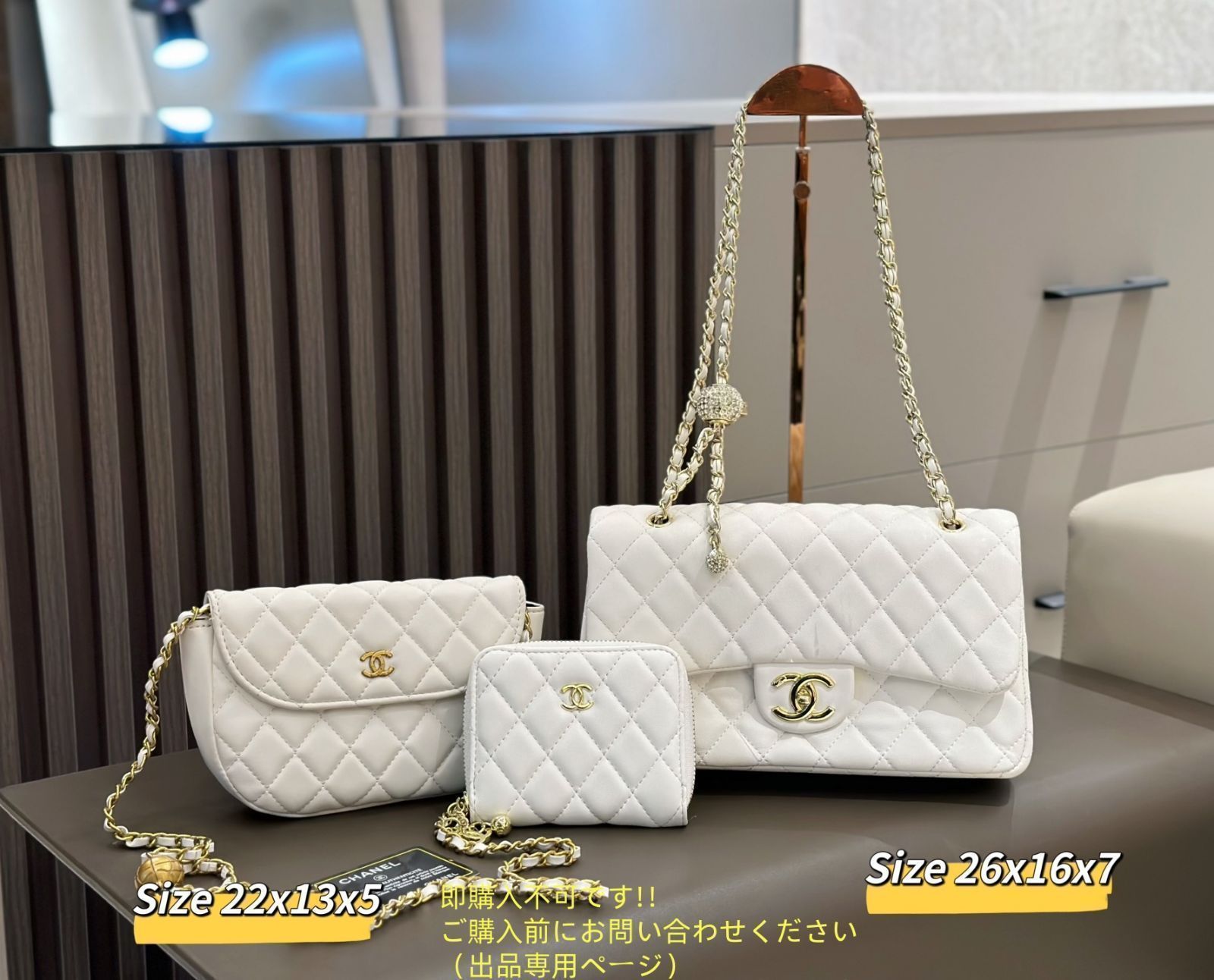 可愛 CHANEL シャネル ショルダーバッグ 財布 3点セット - メルカリ