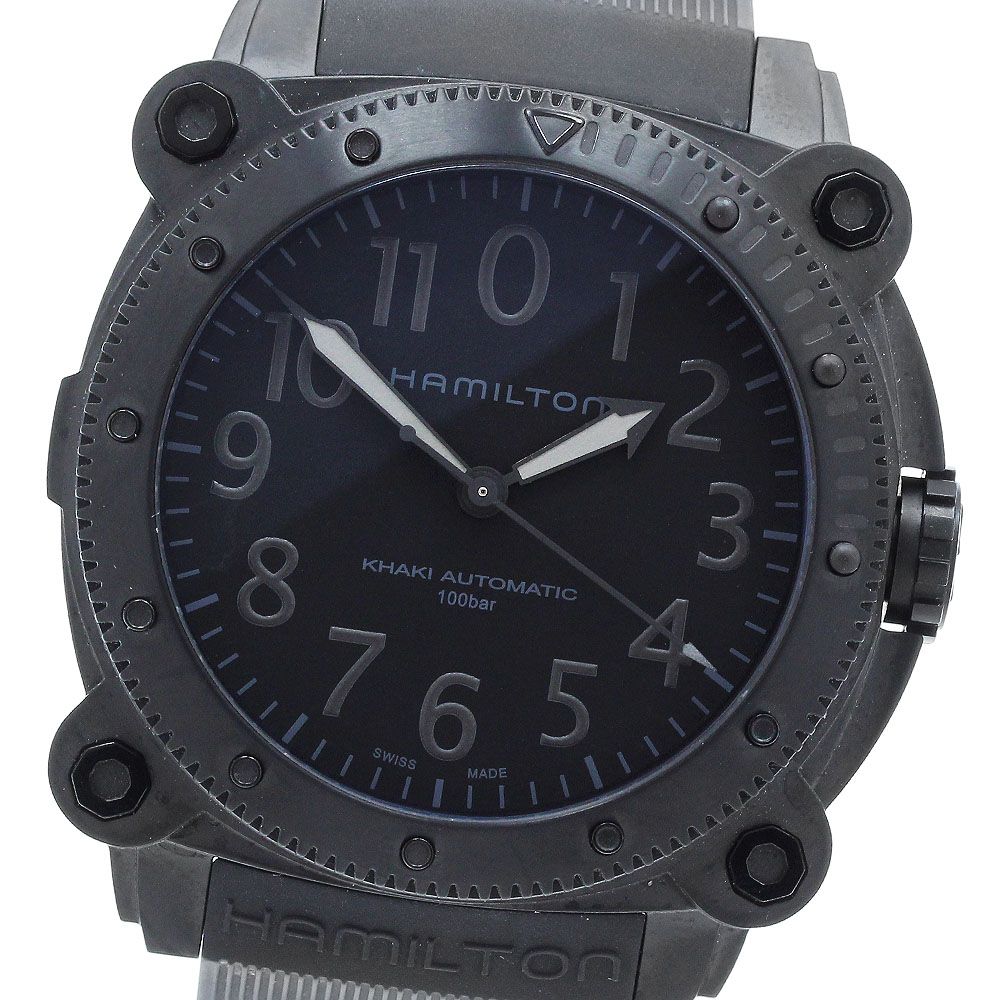 ハミルトン HAMILTON H785050 カーキ ビロウゼロ 自動巻き メンズ _914671