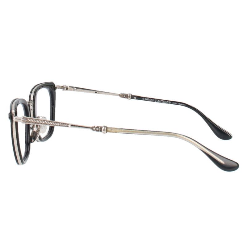 クロムハーツ サイズ:51□21-148  STRAPADICTOME サイドフレアニーボストンフレーム眼鏡 中古 SJ02 クロムハーツ STRAPADICTOME サイドフレアニーボストンフレーム眼鏡