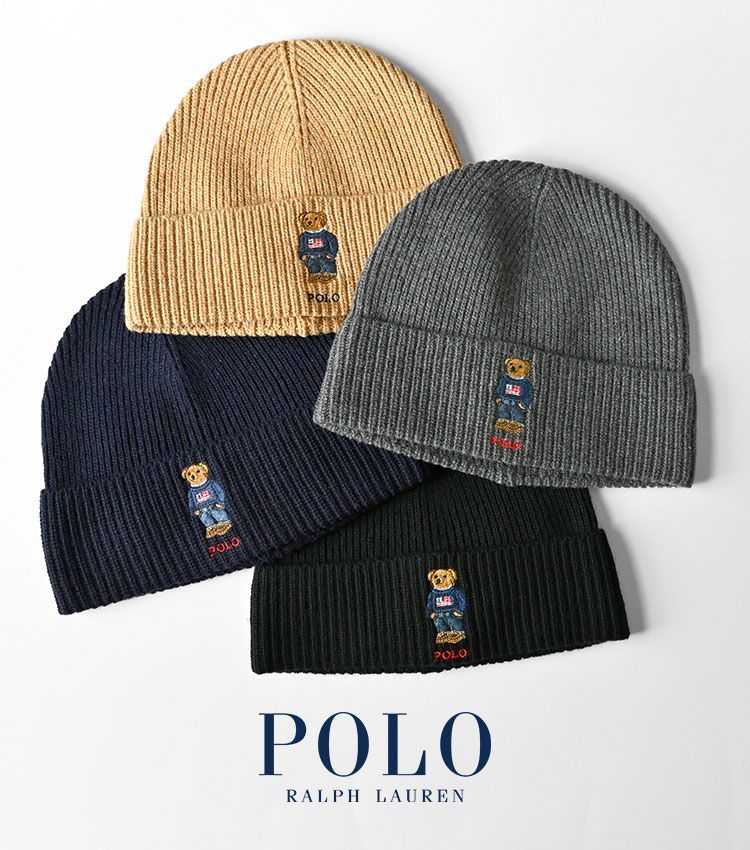 極美品 ポロ ラルフローレン ネイティブ ニット帽 キャップ ビーニー 帽子 ニット帽 POLO RALPH LAUREN ブランド ポロ ラルフローレン