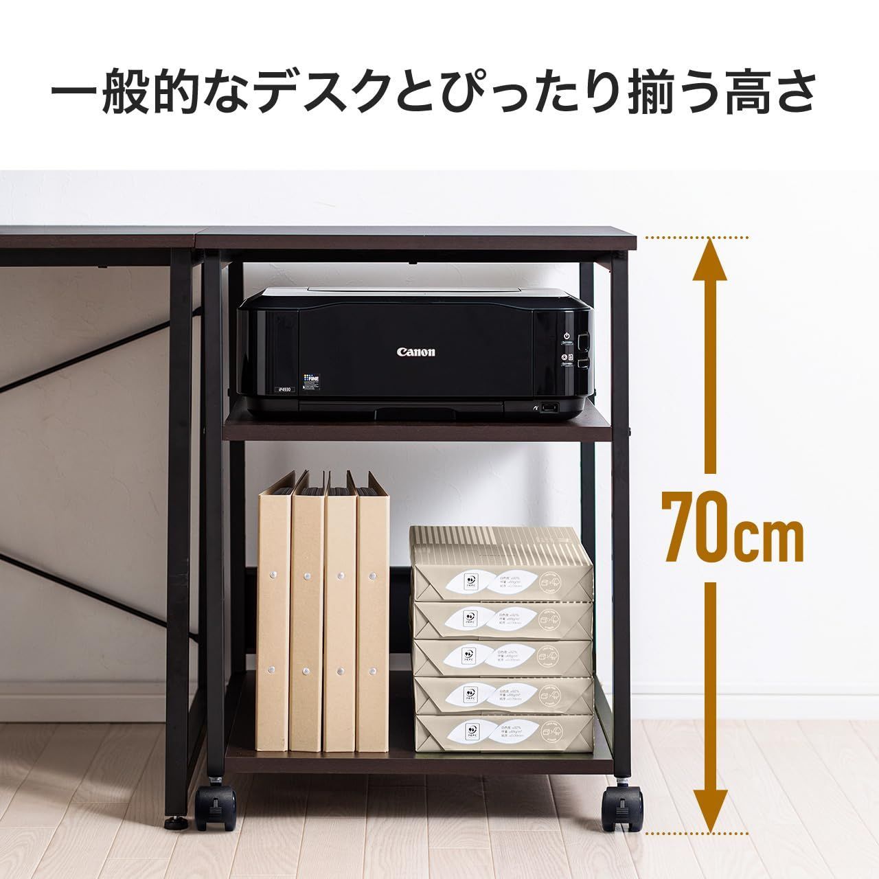 総耐荷重60kg キャスター付き