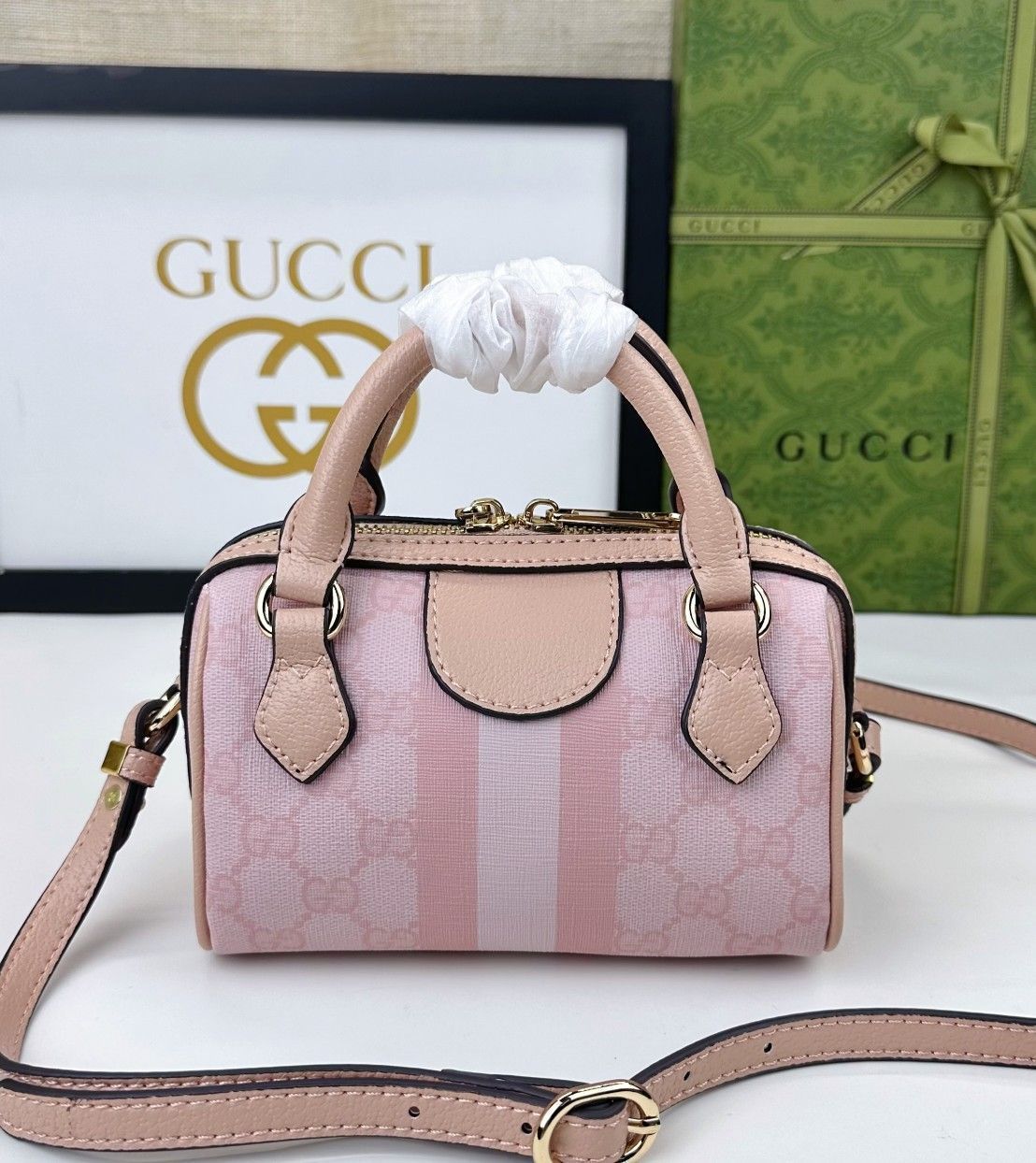 今日特価】GUCCI オフィディア スーパーミニ ハンドバッグ