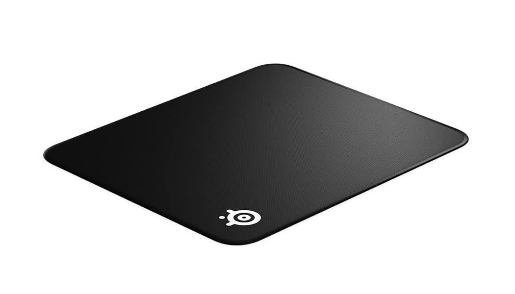 【在庫処分】QcK 32cm×27cm×0.2cm Edge ノンスリップラバーベース Medium ステッチ ゲーミングマウスパッド 63822 SteelSeries