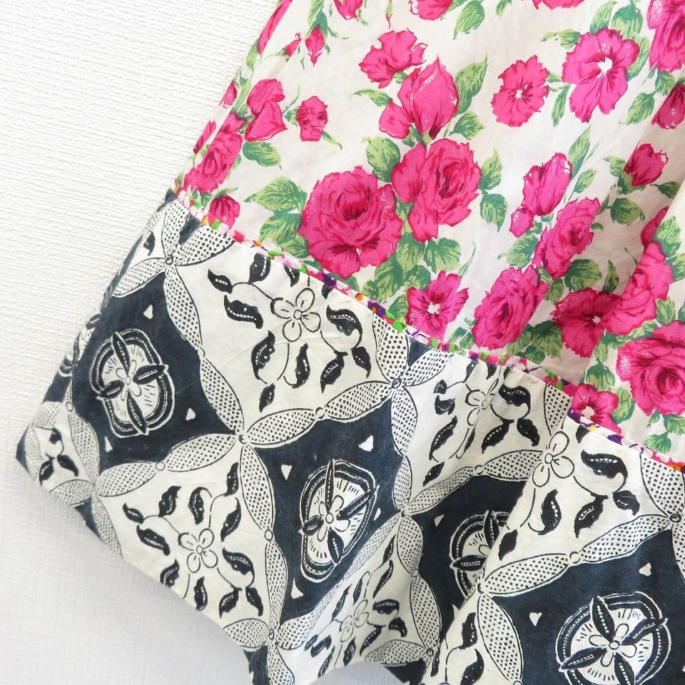 dosaドーサ USA製 スカート フレア バラ柄 総柄 895764i - メルカリ 