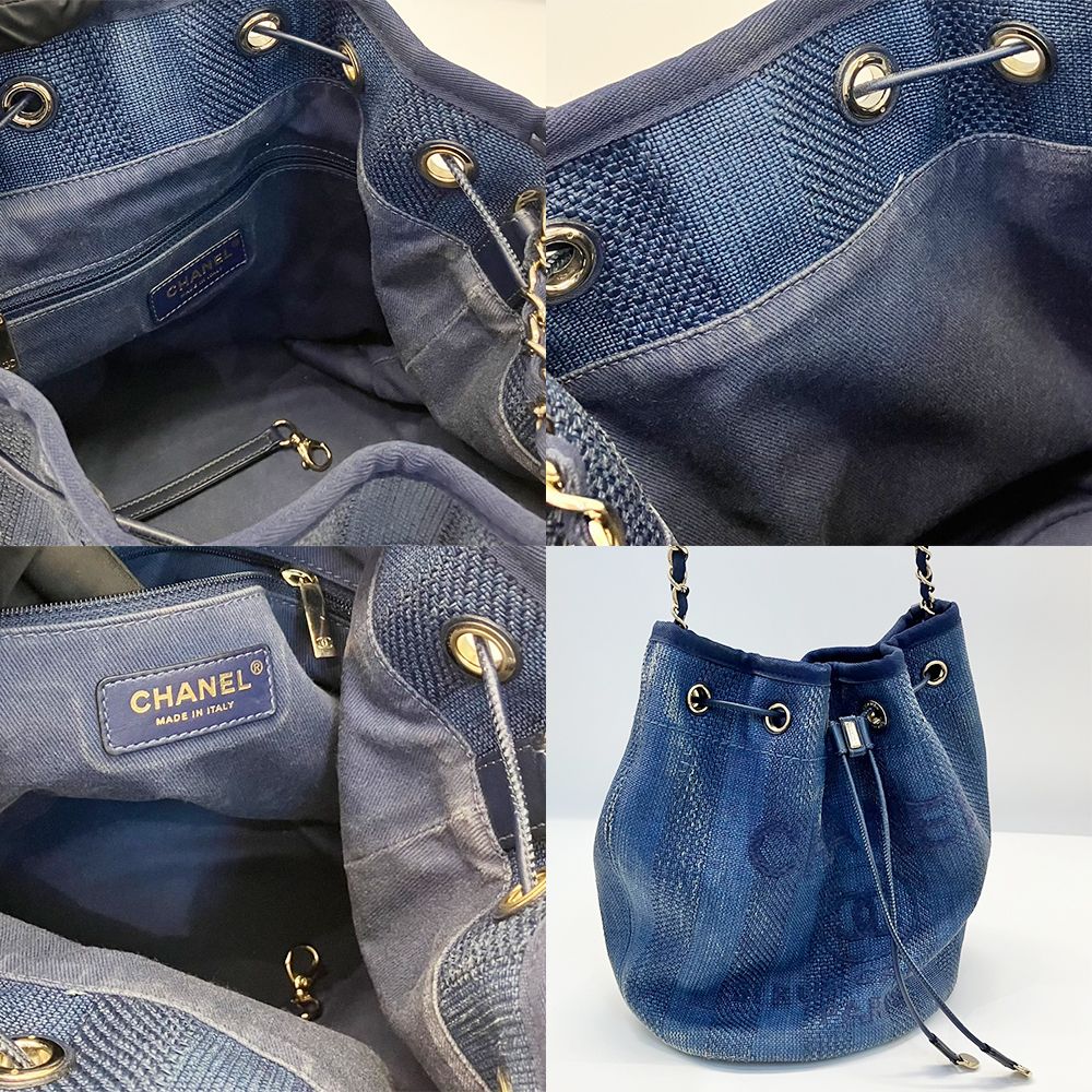 シャネル ドーヴィル 巾着 ショルダーバッグ A57536 ABランク 中古 CHANEL - シャネル ドーヴィル 巾着 ショルダーバッグ A57536 ABランク