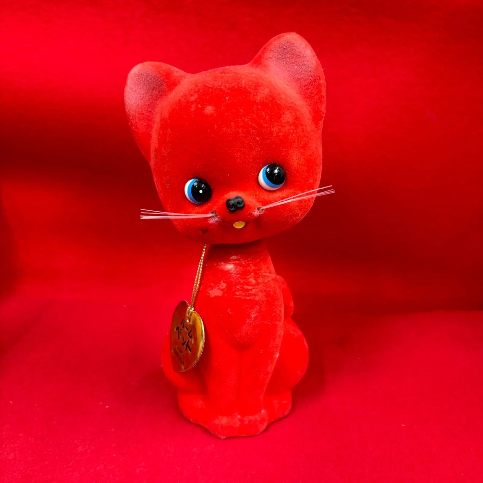 レア】フロッキー フロックス加工 アニマル 置物 3個セット 貯金箱 首