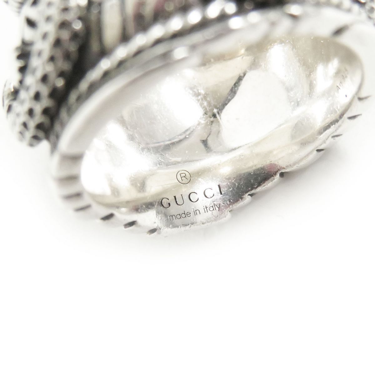 美品□GUCCI/グッチ 499007 キングスネーク キャットヘッド ガーデン 