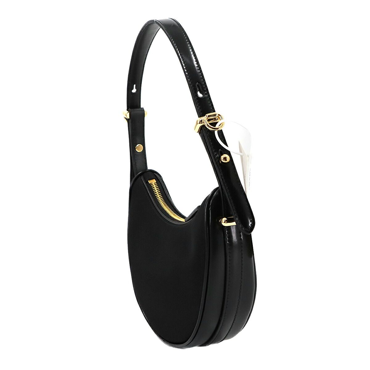 未使用 展示品 プラダ PRADA アーケ スモール 2way ハンド ショルダー バッグ ナイロン レザー ブラック 1BC194 ゴールド 金具 90281413 未使用 展示品 プラダ PRADA アーケ スモール 2way ハンド ショルダー