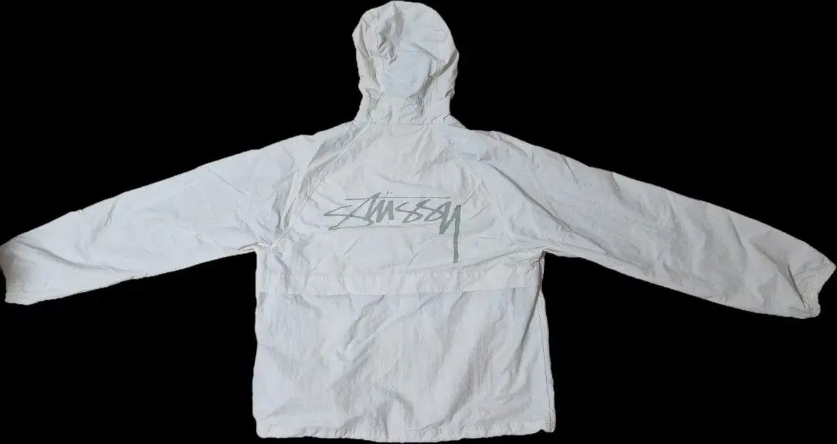 STUSSY ステューシー ウェーブ ダイ ビーチ シェル ジャケット ボーン XL