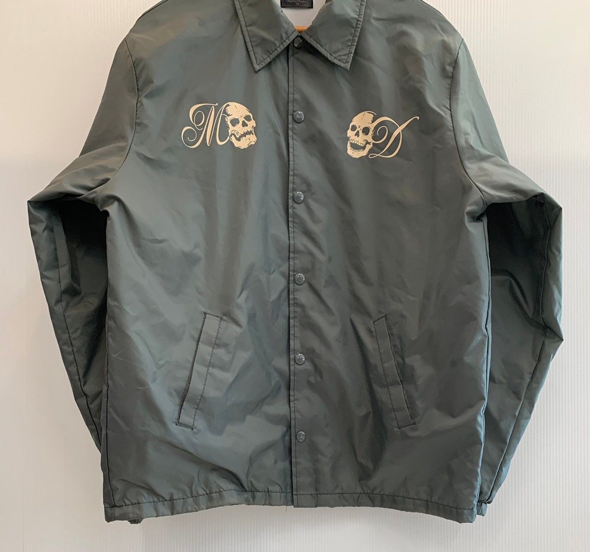 マジカルデザイン Magical Design スカル ナイロン コーチジャケット