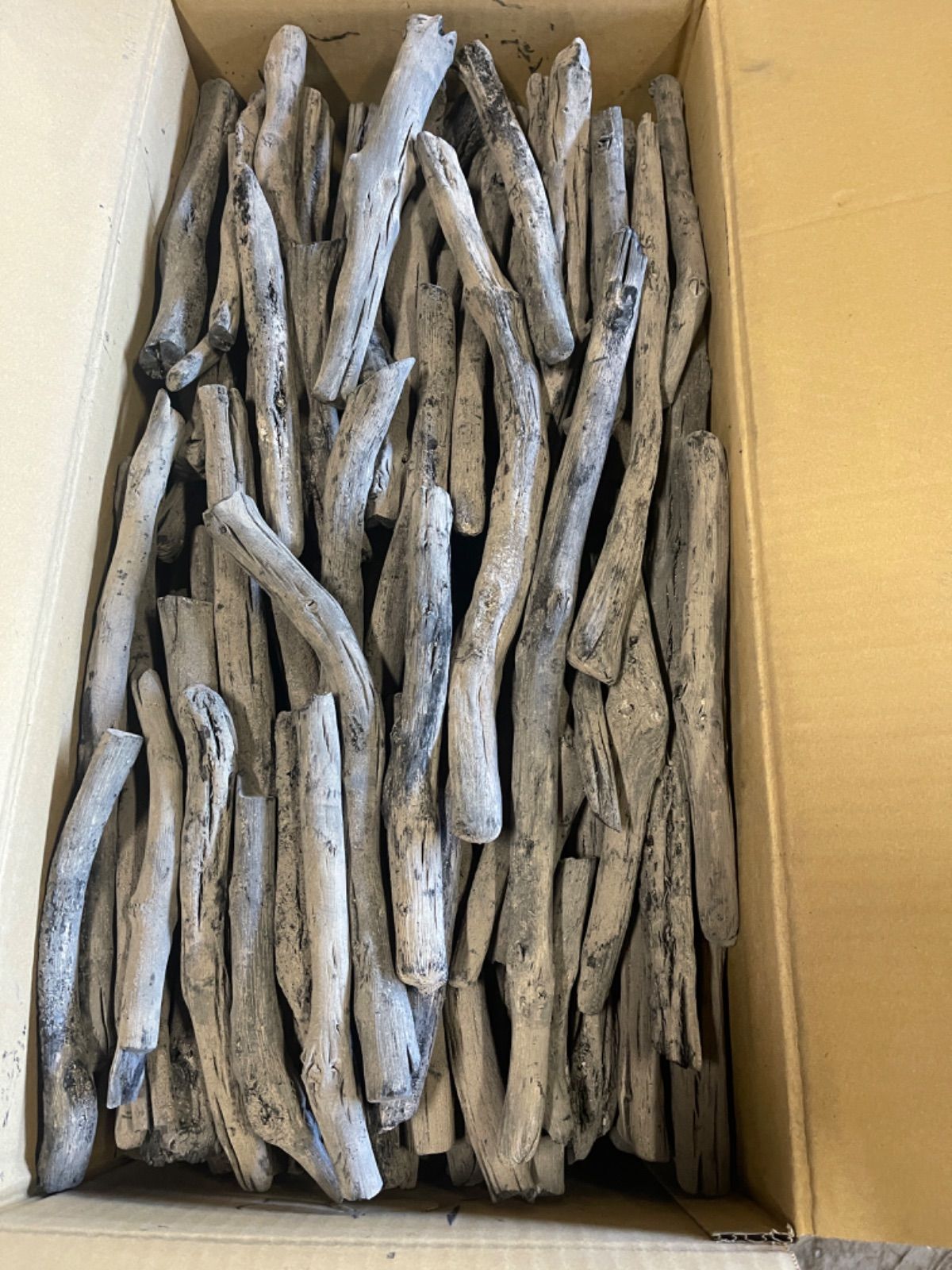 紀州備長炭 馬目樫 割大 15kg 窯元直売 紀州備長炭 樫 細