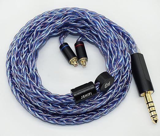 【在庫処分】【JSHiFi-Storm】MMCX4.4mmリケーブル 単結晶銅+銀メッキ 4.4mmイヤホンアップグレードケーブル MMCXイヤフォン交換ケーブル (MMCX4.4mm)