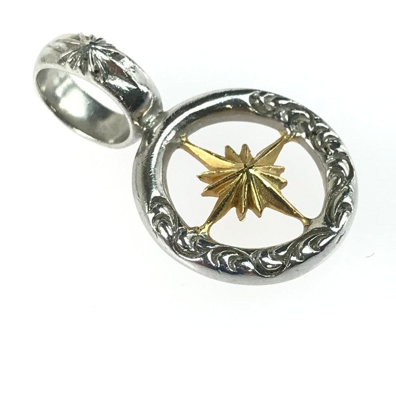 中古品】 SAAD サード SV925 K24GP サンシンボル ペンダント