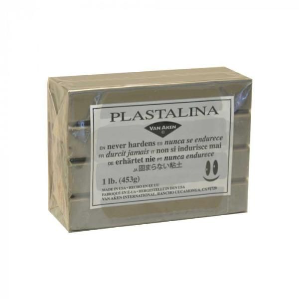 【新品・3営業日で発送】MODELING CLAY(モデリングクレイ) PLASTALINA(プラスタリーナ) 粘土 グレイ 1Pound 3個セット (1549528)