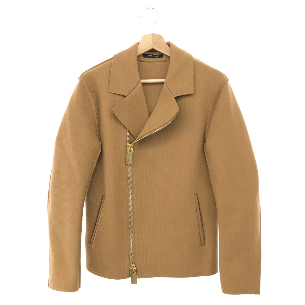 EMPORIO ARMANI エンポリオアルマーニ ウールライダース ジャケット サイズ 44 ブラウン レディース 240001146438