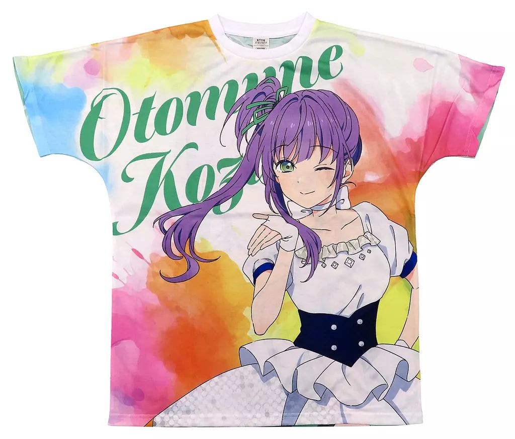 中古】Tシャツ 乙宗梢 フルグラフィックTシャツ(蓮ノ空) ホワイト