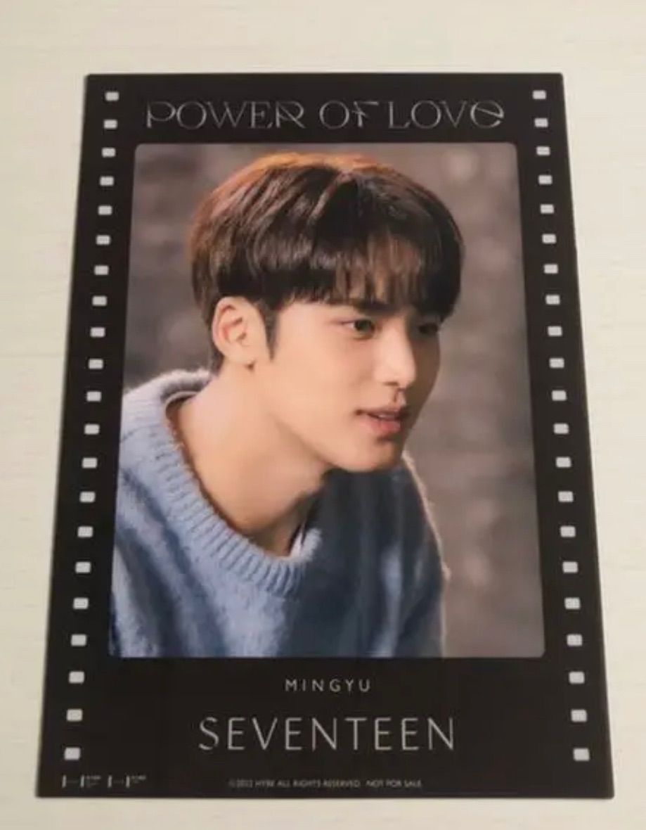 MINGYU POWER OF LOVE うちわ ミンギュ power of love うちわ