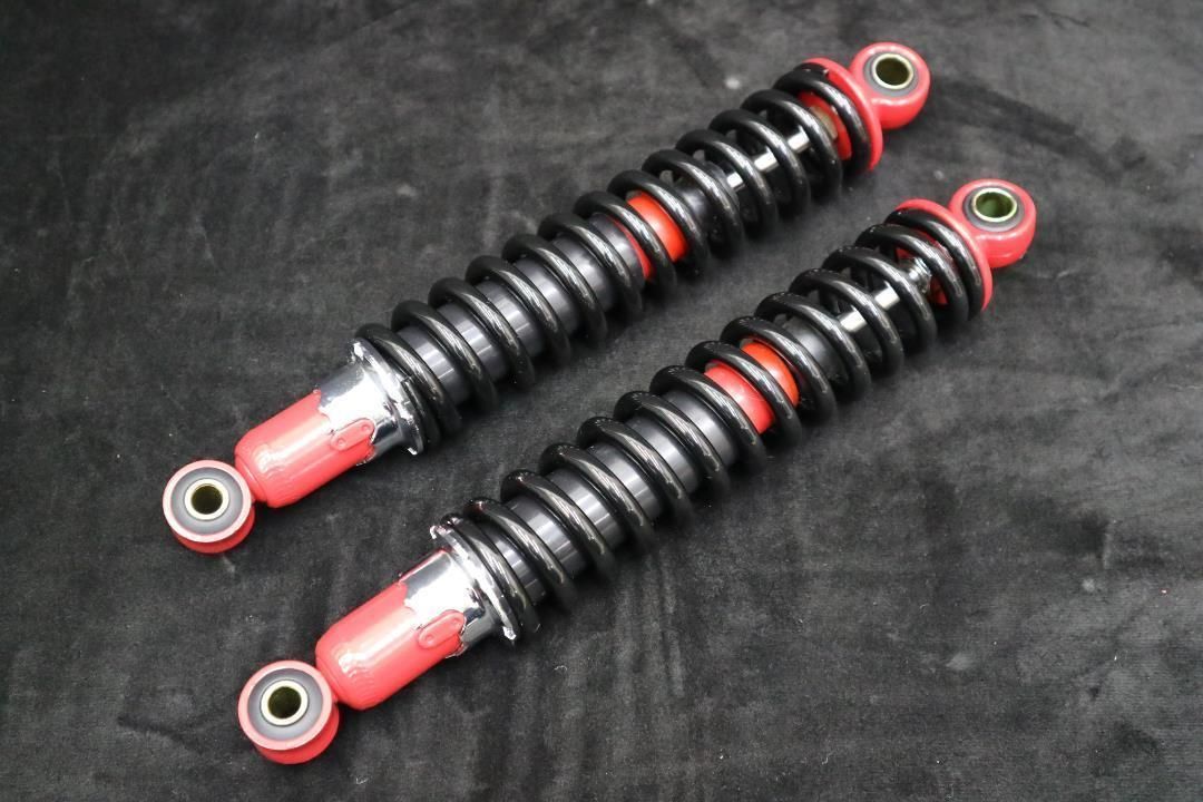 細巻き 旧車 サスペンション 325mm 黒赤 汎用 - メルカリ