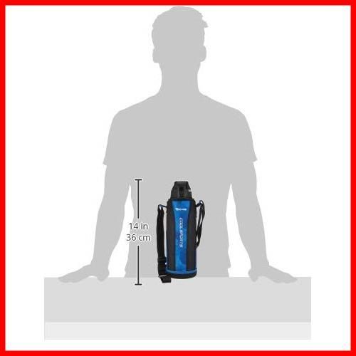 【特売】象印マホービン(ZOJIRUSHI) 水筒 クール スポーツボトル 直飲み 1.5L カモフラ ブルー SD-FA15-AU