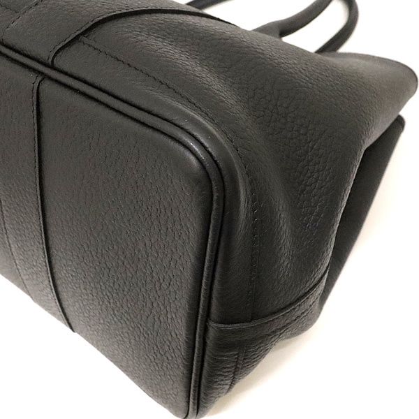 ⭐️ 美品 エルメス ガーデンパーティ PM トートバッグ ブラック 鑑定済 Yahoo!オークション - エルメス ガーデンパーティPM コットン