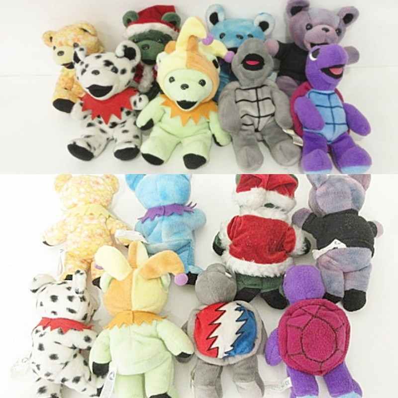 グレイトフル・デッドベア セット ぬいぐるみ カラフル 総柄 ドール