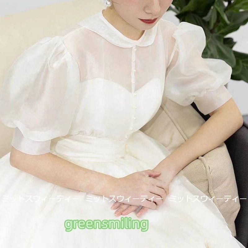パフスリーブ 結婚式