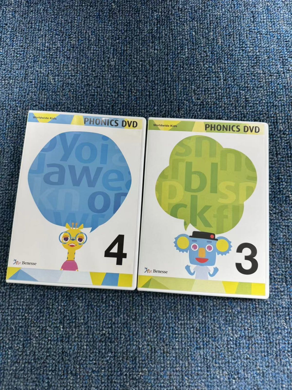 【World wide Kids】DVD＆PHONICSセット ワールドワイドキッズ WWK フォニックスセット Phonics 英語 知育