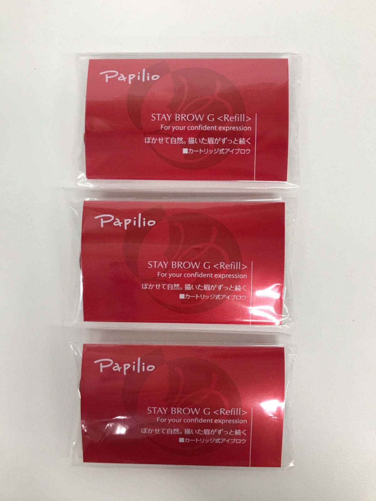S3132 K Papilio パピリオ ステイブロウG 001 ライトブラウン