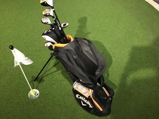 キャロウェイ XJ HOT 2015 オレンジ 9歳〜12歳 7S キャディバッグ付 クラブセット CS GRAPHITE フレックスその他 ジュニア キッズ 子供用 右利き 右用 Cランク ゴルフクラブ