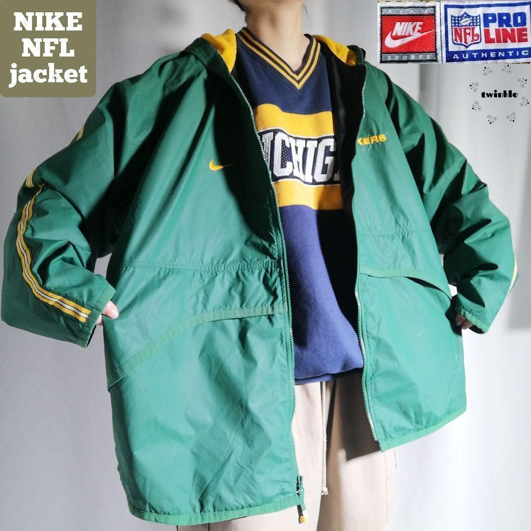 NIKE ナイキ NFL グリーンベイ・パッカーズ ナイロンジャケット NIKE ナイキ NFL グリーンベイ・パッカーズ ナイロンジャケット