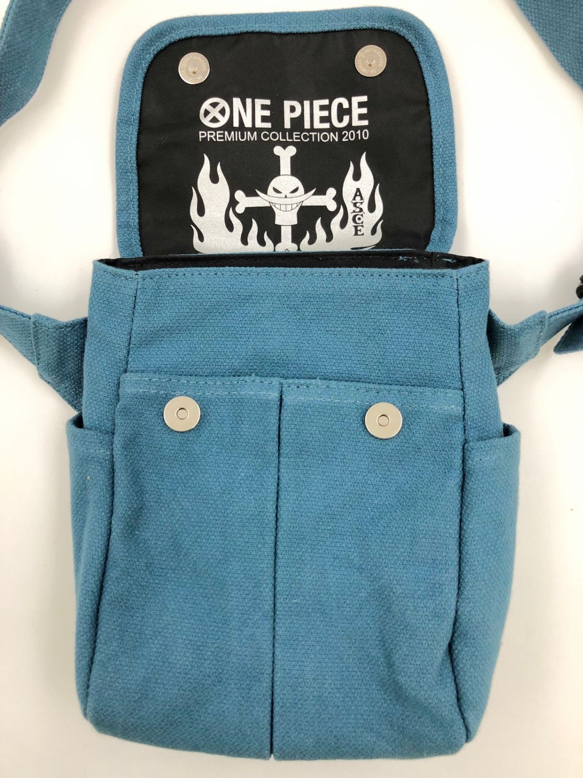 ♪) ワンピース ONE PIECE 火拳のエース ボディバッグ ブルー