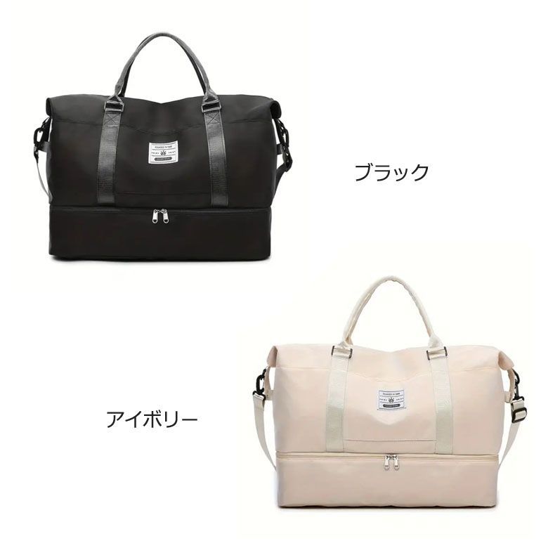 新品 シューズイン収納付きキャリーオン2WAYゴルフボストンバッグ
