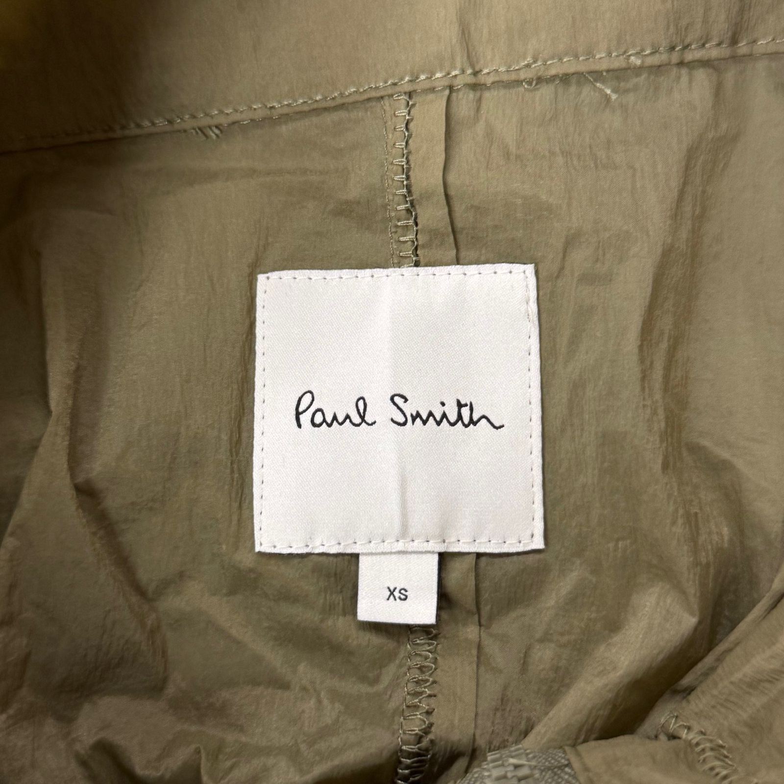 参考上代71500円 Paul Smith ナイロンミリタリーポケットハーフジップ 
