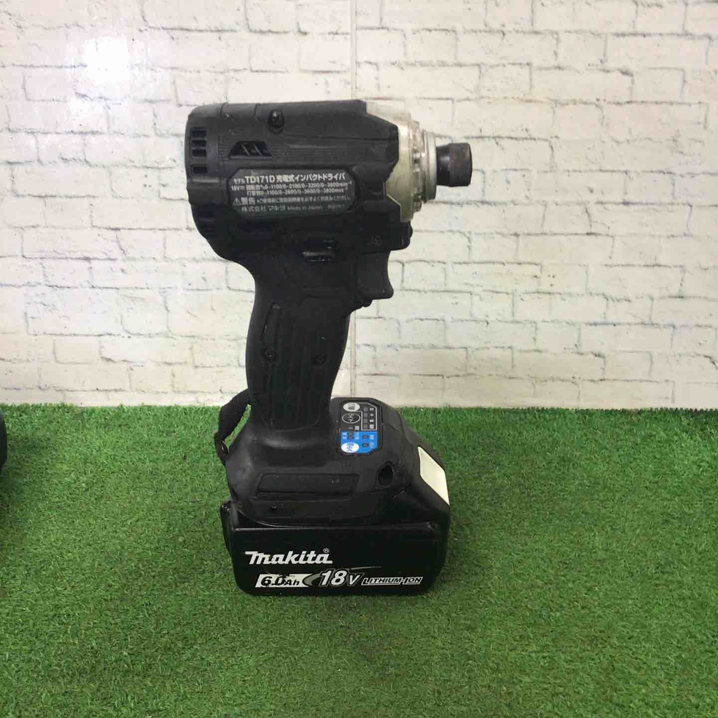 【新品・未開封】マキタ/Makita 充電式インパクトドライバ TD171DRGXB 18V 6.0Ah 黒 ブラック ☆バッテリー2個 | マキタ インパクトドライバTD171(18V)黒 トルク180Nm 6Ah