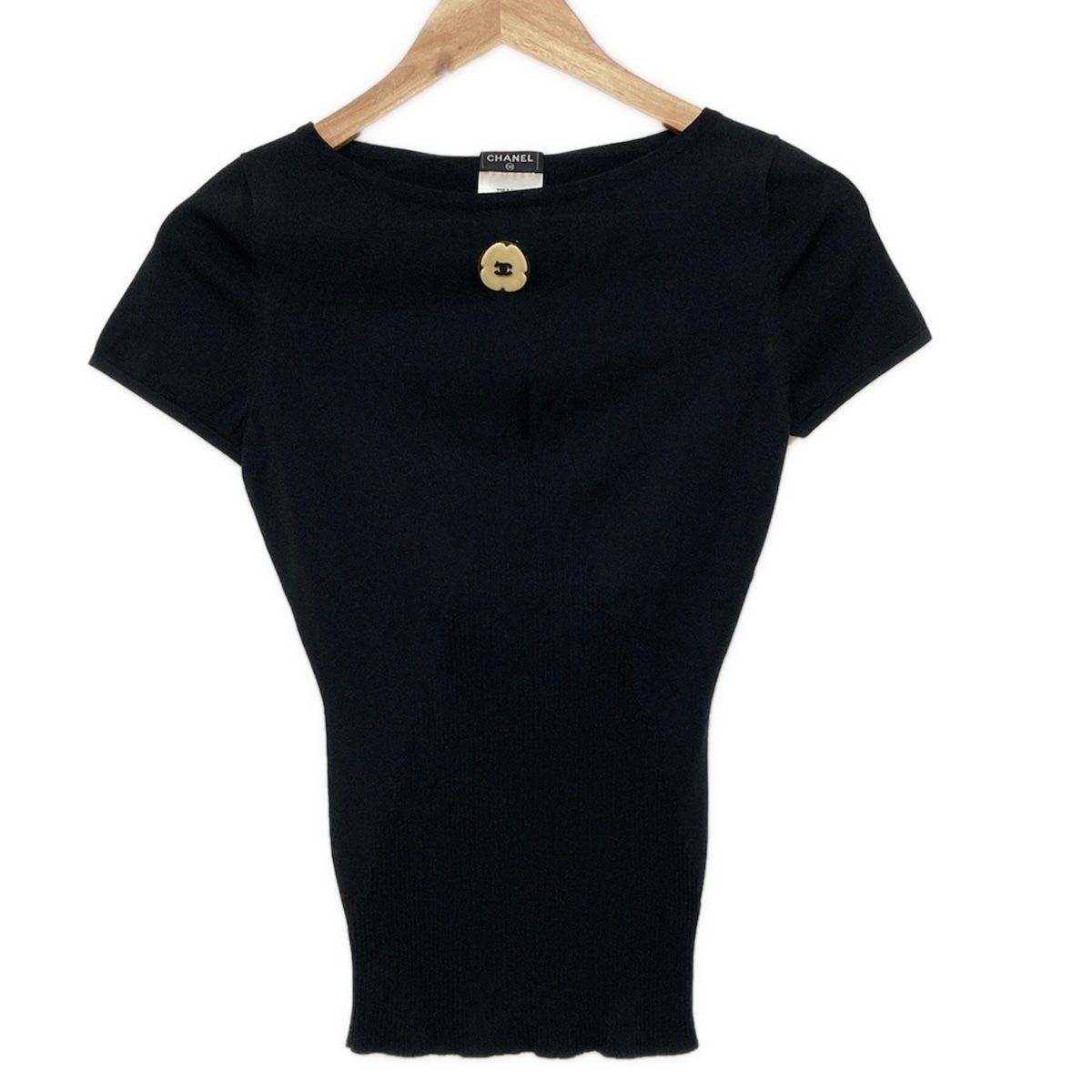 CHANEL(シャネル) 半袖セーター サイズ34 S レディース美品