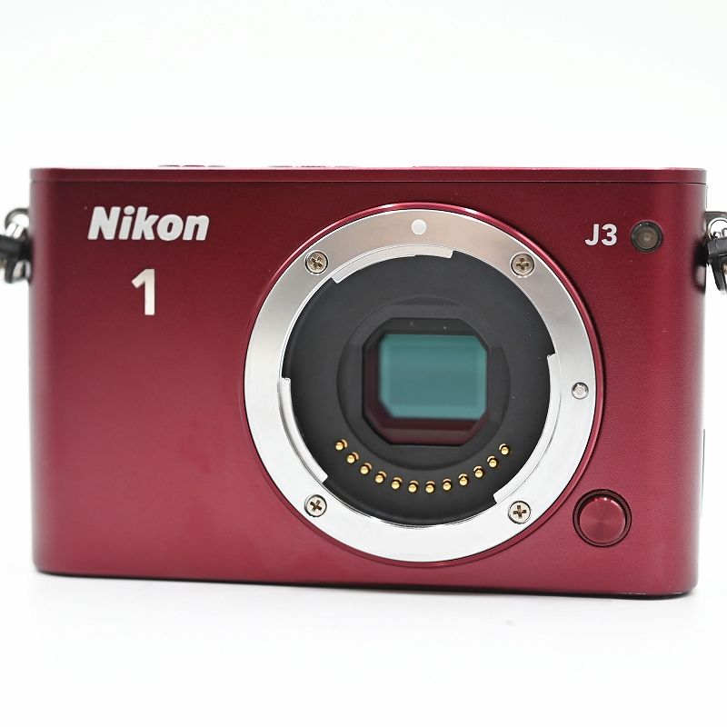 ミラーレス Nikon 1 J3 小型10倍ズームキット レッド 新 発売