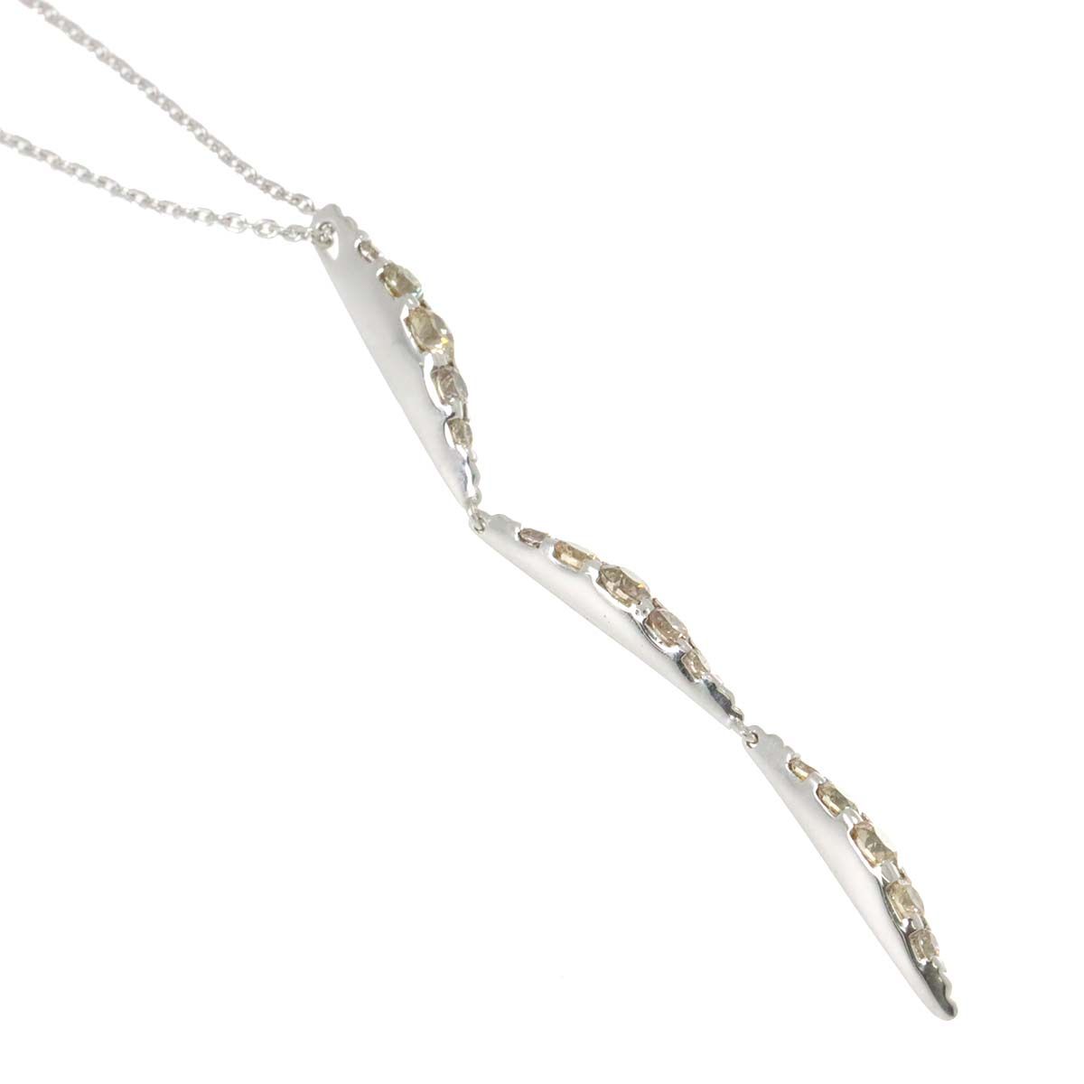 カシケイ KASHIKEY ネイキッド ブラウンダイヤ 1.10ct ネックレス 45cm  