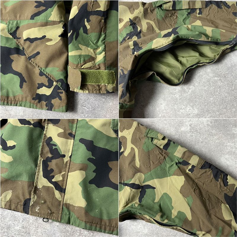 90s US ARMY 米軍実物 ECWCS 1st Gen 後期 ウッドランド カモ