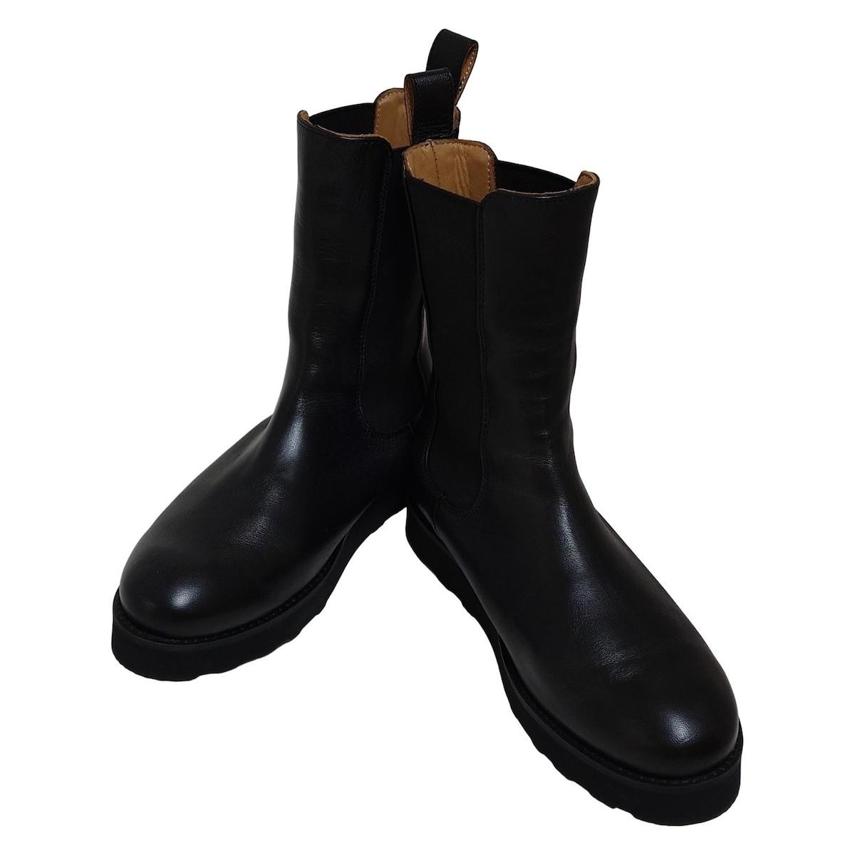 CAMINANDO カミナンド ショートブーツ 6 レディース - 黒 サイドゴア レザー