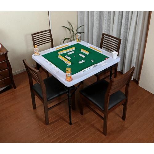 折り畳み麻雀テーブル ホワイト ブラウン 玩具 リビング ダイニング 座敷 収納 便利 プレゼント 家族 友人 谷村実業 WWW_USTAUSTRALIA_COM_AU