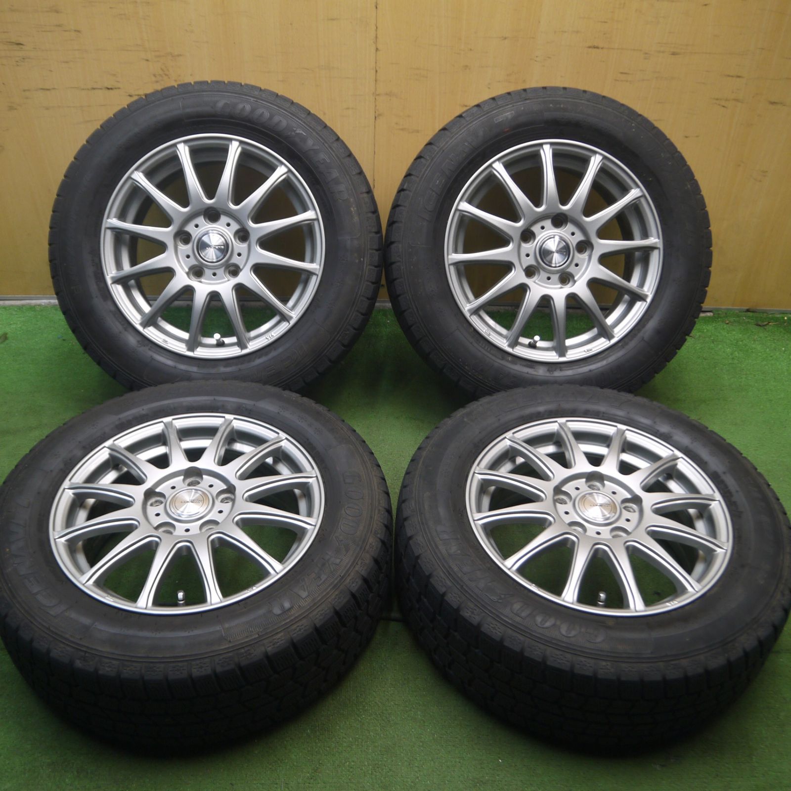 送料無料* キレイ☆スタッドレス 195/65R15 グッドイヤー アイスナビ7 ravrion LUMIERE ラブリオン 15インチ  PCD114.3/5H☆4072314Hス - メルカリ