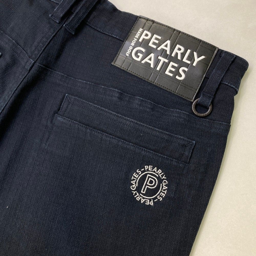 サイズ：5 PEARLY GATES パーリーゲイツ 2023年 053-3231001 パンツ  ネイビー系 [240101427016] ゴルフウェア メンズ ストスト サイズ：5 PEARLY GATES パーリーゲイツ 2023年 053-3231001