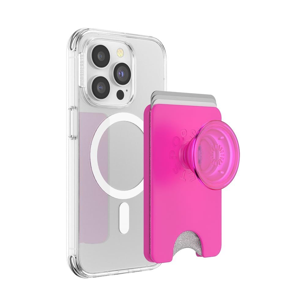 人気商品】スタンド付きカードケース ポップウォレット+スマホグリップ