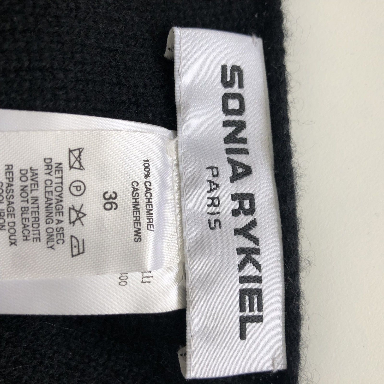 SONIA RYKIEL】ソニアリキエル ニット セーター 黒 トップス