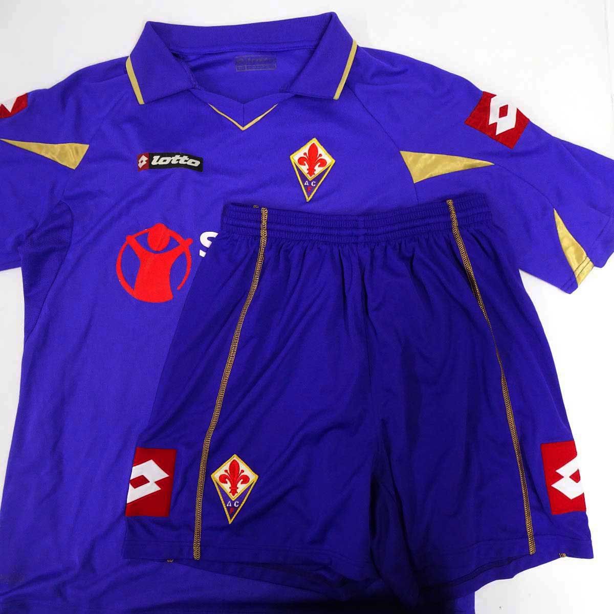 上下セット] ロット サッカー ACFフィオレンティーナ 2010-2011 ホーム