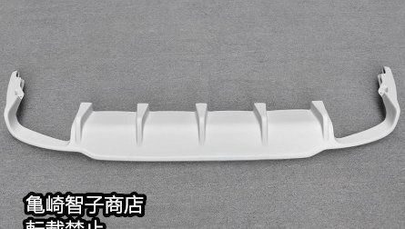 ホンダ シビック 11代目 FL1 ハッチバック用 BLITZ風 4本出し リアアンダースポイラー FRP製 未塗装