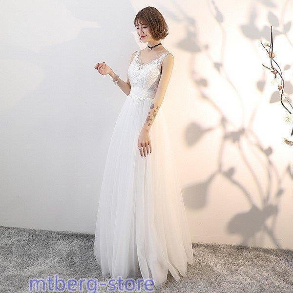 ウェディングドレス ウエディングドレス白 パーティー 可愛い 花嫁