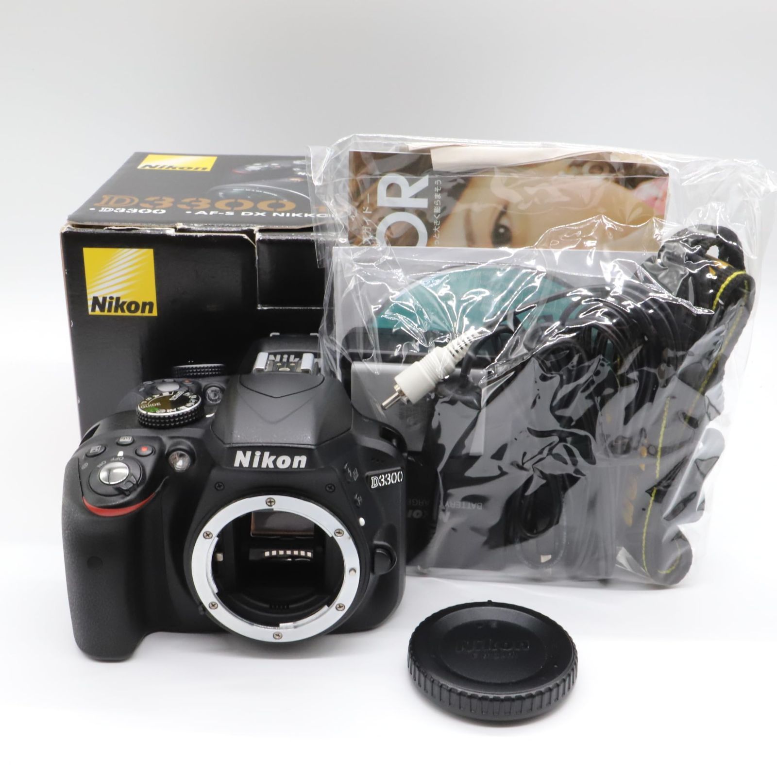 ほぼ新品】Nikon デジタル一眼レフカメラ D3300 ボディ ブラック ...