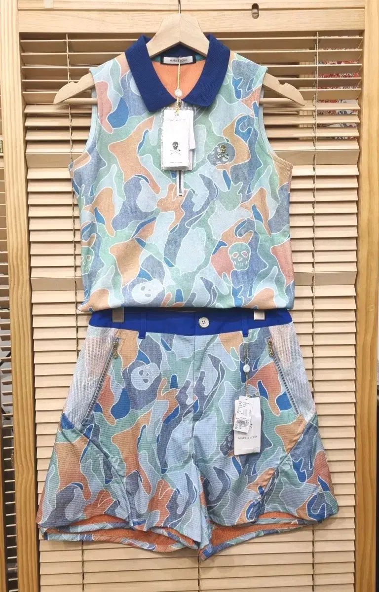 MARK＆LONA マークアンドロナ　セットアップ　上下　メンズ　花柄　カモフラ MARK＆LONA マークアンドロナ セットアップ 上下 メンズ 花柄